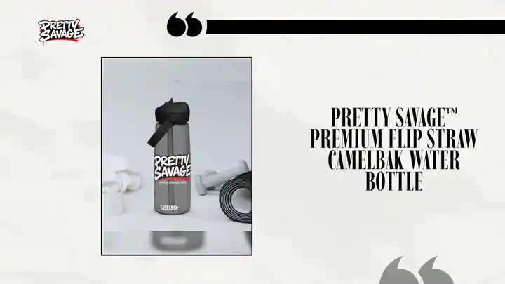 Pretty Savage&trade; Premium Flip Straw CamelBak Water Bottle by@Outfy